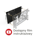 Tabliczka adresowa aluminium czarna 30x40 rysunek złożeniowy