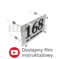 Tabliczka adresowa na dom 3d 20x30 rysunek złożeniowy