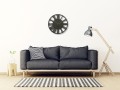 Duży zegar ścienny Loft Adulto 50cm czarny wizualizacja