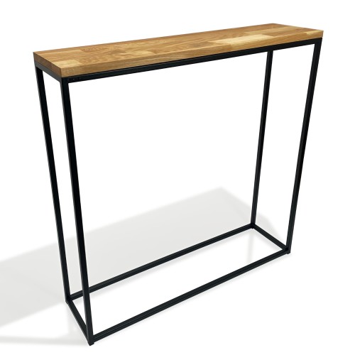 Konsola loftowa czarna 80x80x20cm