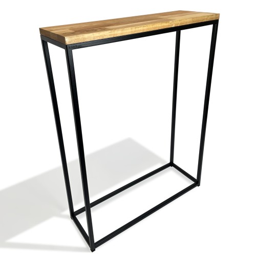 Konsola loftowa czarna 60x80x20cm