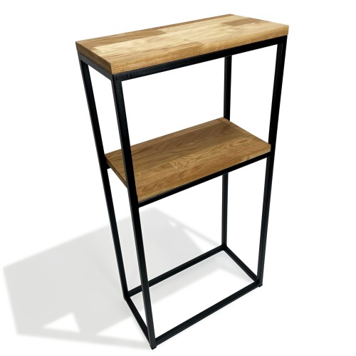 Konsola meblowa czarna 40x80x20cm