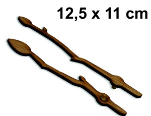 WSKAZÓWKI drewniane do zegara ściennego 10cm