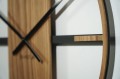 Drewniany zegar ścienny dębowy Unique 50cm