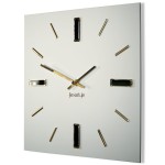 Modern Wall Clock Gold BRILLIANT 30cm
