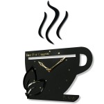 Zegar kuchenny filiżanka gold