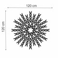 Duże lustro nieregularne Lawenda 120cm naklejane wymiary