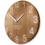 Drewniany zegar na ścianę NATUR 30cm