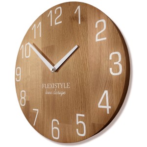 Wooden wall clock NATUR 30cm 
