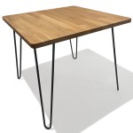 Stolik kawowy Tavolo dębowy LOFT 60x60cm