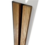 Panele lamelowe dębowe na płycie MDF 100% dąb 12cm