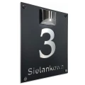 Tabliczka z numerem domu podświetlana produkt