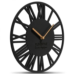 Zegar ścienny Loft Piccolo 30cm czarny