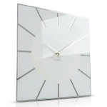 White wall clock EXACT 30cm