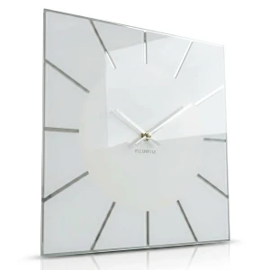White wall clock EXACT 30cm
