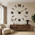 Naklejany zegar ścienny wizualizacja