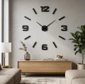 Naklejany zegar ścienny wizualizacja