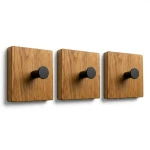 Wieszak ścienny na ubrania Kwadrat 3 sztuki