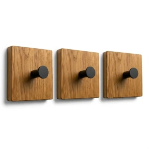 Wieszak ścienny na ubrania Kwadrat 3 sztuki