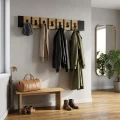 Wieszak ścienny na ubrania OAK 80cm