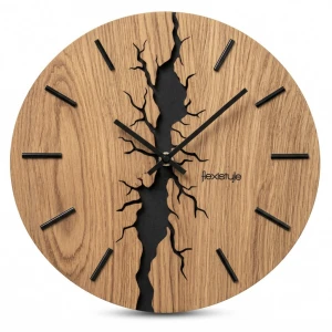 Dębowy zegar ścienny Oak Soul dębowy