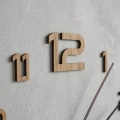 Duży zegar ścienny drewniany OakTime 50-75cm