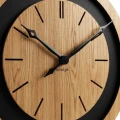 Dębowy zegar ścienny Black&Oak dębowy