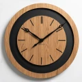Dębowy zegar ścienny Black&Oak dębowy