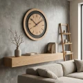 Dębowy zegar ścienny Black&Oak dębowy