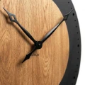 Dębowy zegar ścienny Black&Oak2 dębowy