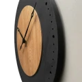 Dębowy zegar ścienny Black&Oak2 dębowy