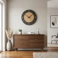 Zegar ścienny drewniany NORDIC OAK 75 cm