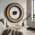 Zegar ścienny drewniany OSLO 75 cm
