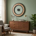 Zegar ścienny drewniany OSLO 75 cm