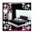 Lustro glamour Flora do salonu