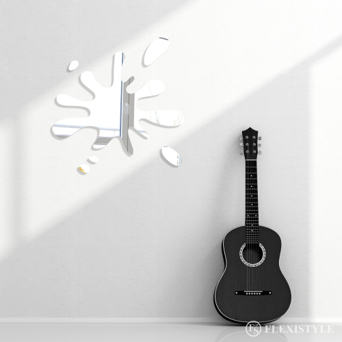 Lustro nieregularne akrylowe KLEKS naklejane