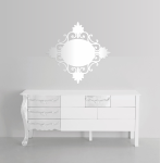 Lustro ozdobne Glamour naklejane na ścianę