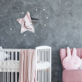 Lustro do pokoj dziecięcego Wesoła Gwiazdka naklejane wizualizacja