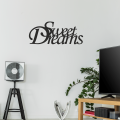 Napis na ścianę SWEET DREAMS wizualizacja