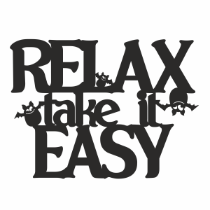 Napis na ścianę RELAX TAKE IT EASY