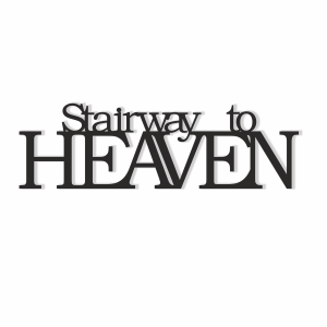 Napis na ścianę STAIRWAY TO HEAVEN