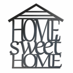 Napis na ścianę HOME SWEET HOME