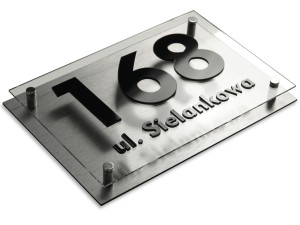 Tabliczka adresowa na dom aluminium 20x30