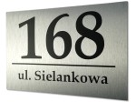 Tablica z numerem domu 30x40