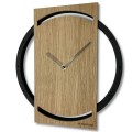 Drewniany zegar ścienny do salonu Wood Oak