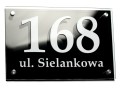 Tabliczka adresowa aluminium czarna 30x40 produkt