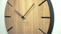 Drewniany zegar ścienny Wood Art 30cm wizualizacja 3