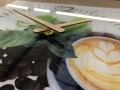 Zegar kuchenny kwadratowy szklany Magia Kawy zoom1