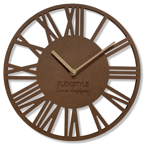 Zegar ścienny Loft Piccolo Brąz 30cm