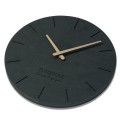 Zegar ścienny do salonu EKO czarny 30cm zoom3